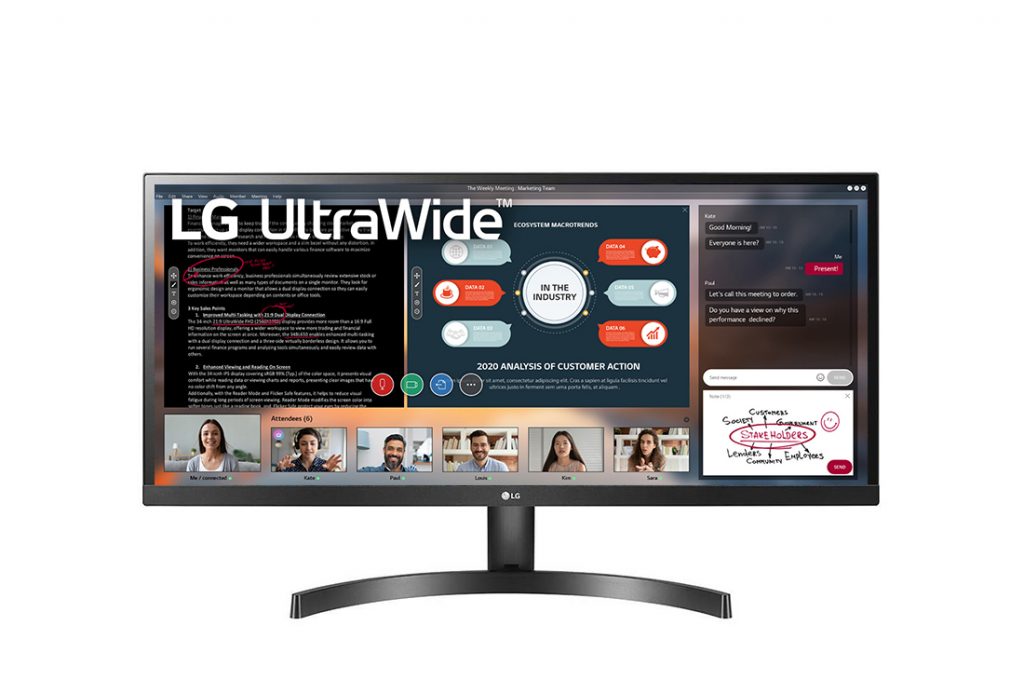 LG 29WL500-B, monitor ultrapanorámico para mejorar la productividad.